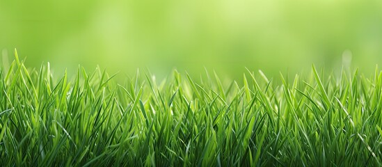 Poster - Green grass background texture Element of design. Creative banner. Copyspace image