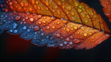 Macro photo of tree leaves.