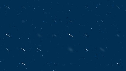 Poster - Template animation of evenly spaced soldering iron symbols of different sizes and opacity. Animation of transparency and size. Seamless looped 4k animation on dark blue background with stars
