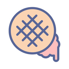 Sticker - Waffle Icon