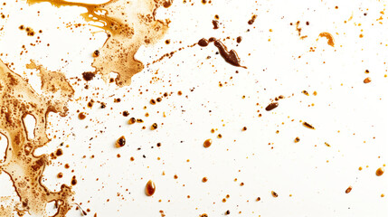 Poster - Scattered and isolated coffee stains