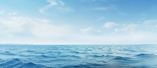 Poster - seascapes in the great ocean. Creative banner. Copyspace image