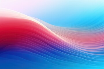 Poster - Blurred colored abstract gradient background, waves shape glowing in ultraviolet spectrum. Background for banner, backdrop or texture for 3D mapping