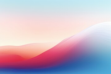 Poster - Blurred colored abstract gradient background, waves shape glowing in ultraviolet spectrum. Background for banner, backdrop or texture for 3D mapping