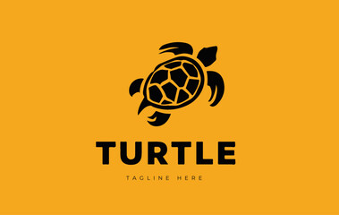Turtle logo design concept 