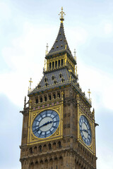 Sticker - View at the Big Ben on London in England