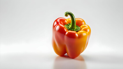 bell pepper isolated on white background