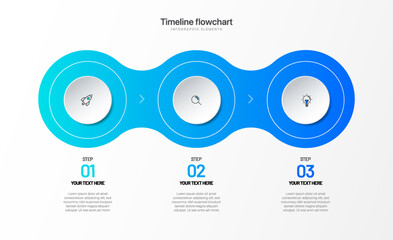 Poster - Timeline infographic design with 6 options or steps. Infographics for business concept. Can be used for presentations workflow layout, banner, process, diagram, flow chart, info graph, annual report.