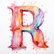 © deep breath - watercolor typography art soft and artistic typography design c