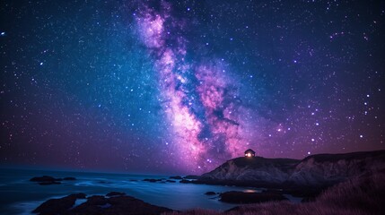 Serene Arcadia Dark Sky Reserve: Pristine Starry Night with Milky Way View Ideal for Stargazing