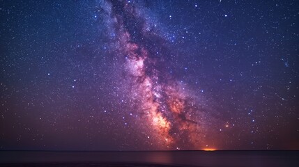 Serene Goberg Dark Sky Reserve: Milky Way and Stars Illuminating the Night