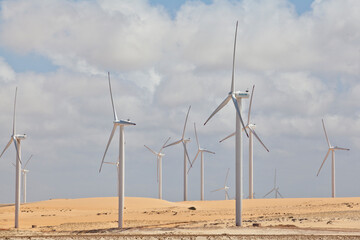 Wall Mural - Wind power plant in Ceará, Brazil