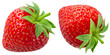 © MarcoFood - Strawberry isolated png. Strawberry collection on transparent background. PNG format. Strawberry set with no background. Full depth of field.