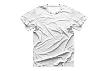 Wall Mural - Classic t shirt whiteness isolated on transparent background