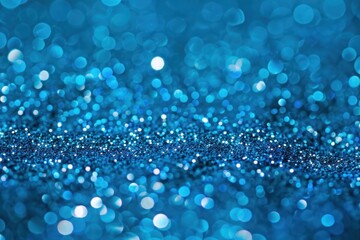 Poster - Abstract bright glitter blue background. 