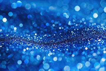 Poster - Abstract bright glitter blue background. 