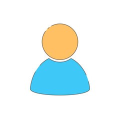 Poster - Blank avatar photo placeholder icon with editable stroke. Vector illustration.	