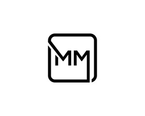 Canvas Print - mm logo