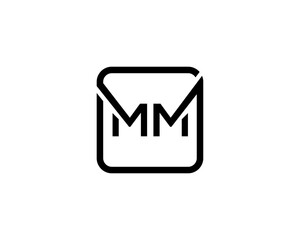 Wall Mural - mm logo