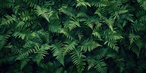  A detailed view of a collection of green leaves
