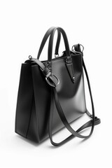 Poster - A simple image of a black purse against a white background, suitable for use in product catalogs or as a placeholder