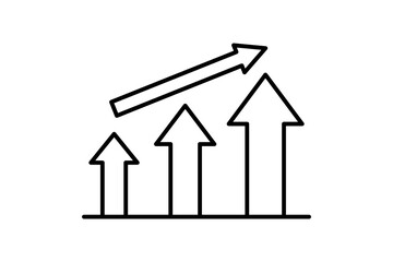 Poster - progress icon. icon related to action plan. suitable for web site, app, user interfaces, printable etc. line icon style. simple vector design editable