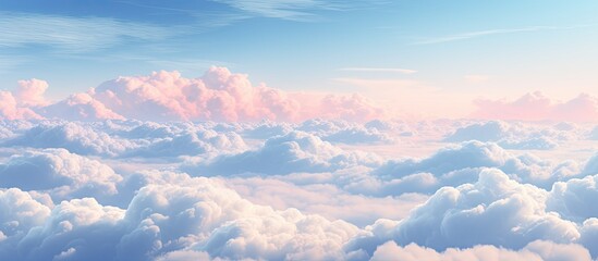 Aufkleber - Sky clouds. Creative banner. Copyspace image
