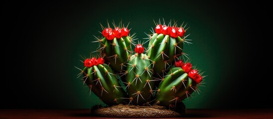 Wall Mural - The beauty in cactus. Creative banner. Copyspace image