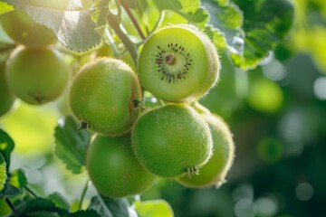 Wall Mural - Kiwi Fruit on Vine: kiwi