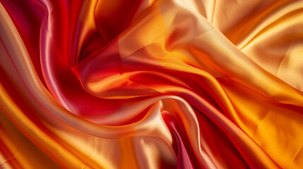 Wall Mural - Orange and Garnet silk background 