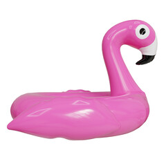 Poster - 3d render flamingo float summer illustration