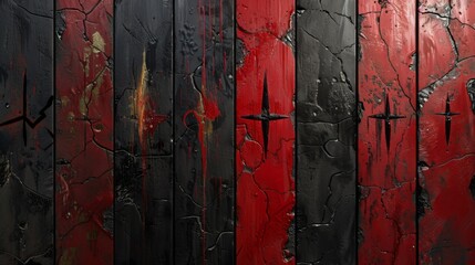Fototapete - Craft a collection of blood splatter patterns with customizable colors
