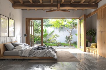 Wall Mural - Loft Rooms. Modern Home with Light-Filled Spaces and Stylish Decor