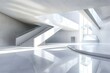 © nabakumar - modern conceptual contemporary White Architecture Background stock photo
