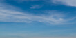 © banphote - Soft blue sky with white cloud, natural background