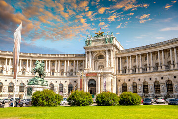 Canvas Print - Maria Theresien Platz, Wien, Österreich 