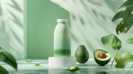 Sticker - The Avocado Smoothie Bottle