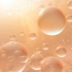 Wall Mural - bubble bubbles water transparent drop ball clean auqa background