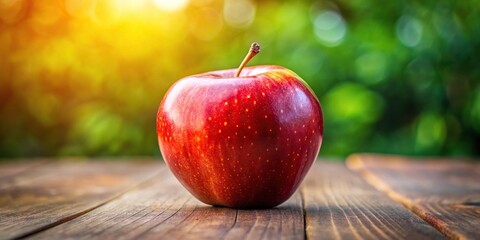 Wall Mural - High quality image of a red apple with a background, fresh, fruit, healthy, food, agriculture, organic, natural, delicious, juicy