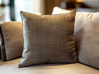 Canvas Print - A comfortable pillow adds charm to the room's decor