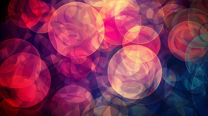 Wall Mural - abstract background with bokeh