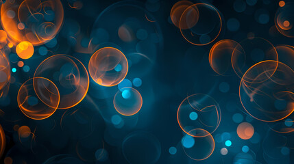 Wall Mural - background with bubbles