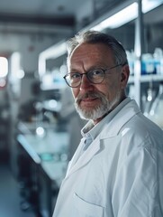 Wall Mural - Scientist at Workstation