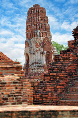 Wall Mural - Thailand, Asia - Old Temple wat Chaiwatthanaram of Ayutthaya Province (Ayutthaya Historical Park)