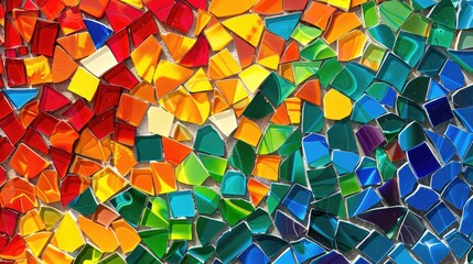 Colorful mosaic pattern for wallpaper design and backgrounds