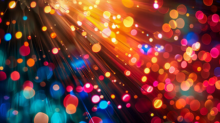 Abstract colorful fiber glass optics abstract lights background