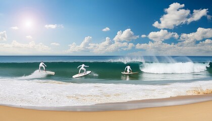 Canvas Print - beach and sea