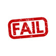 © KR Studio - Fail -  - rubber stamp - vector illustration