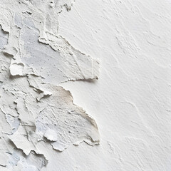 Wall Mural - Detailed texture on white watercolor paper