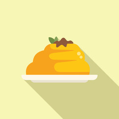 Poster - Omurice is a japanese dish consisting of fried rice and thinly fried scrambled eggs, topped with ketchup